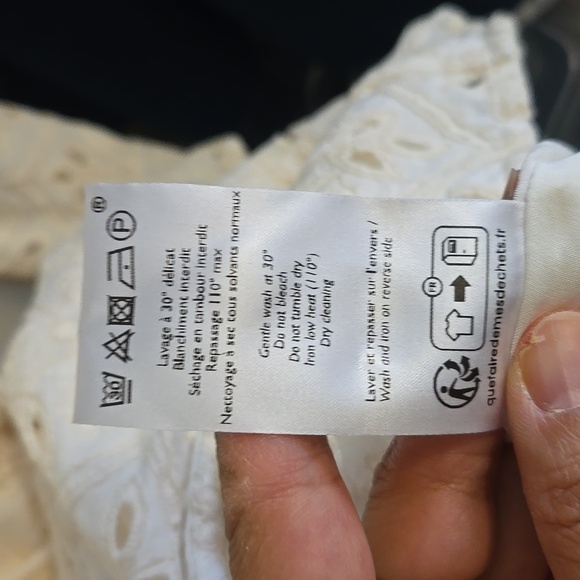 Sezane Marly Ecru Long Sleeve Dress - Picture 12 of 12